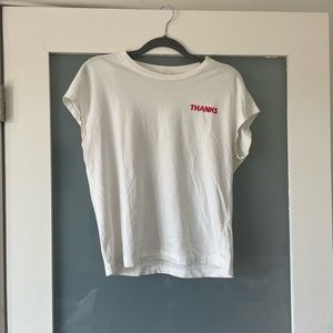 SANDRO white graphic T